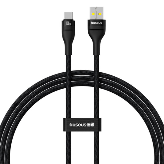 Câble de Données et de Charge USB-A - USB-C Baseus Flash Series II, 100W, 1m, Noir P10311804111-00
