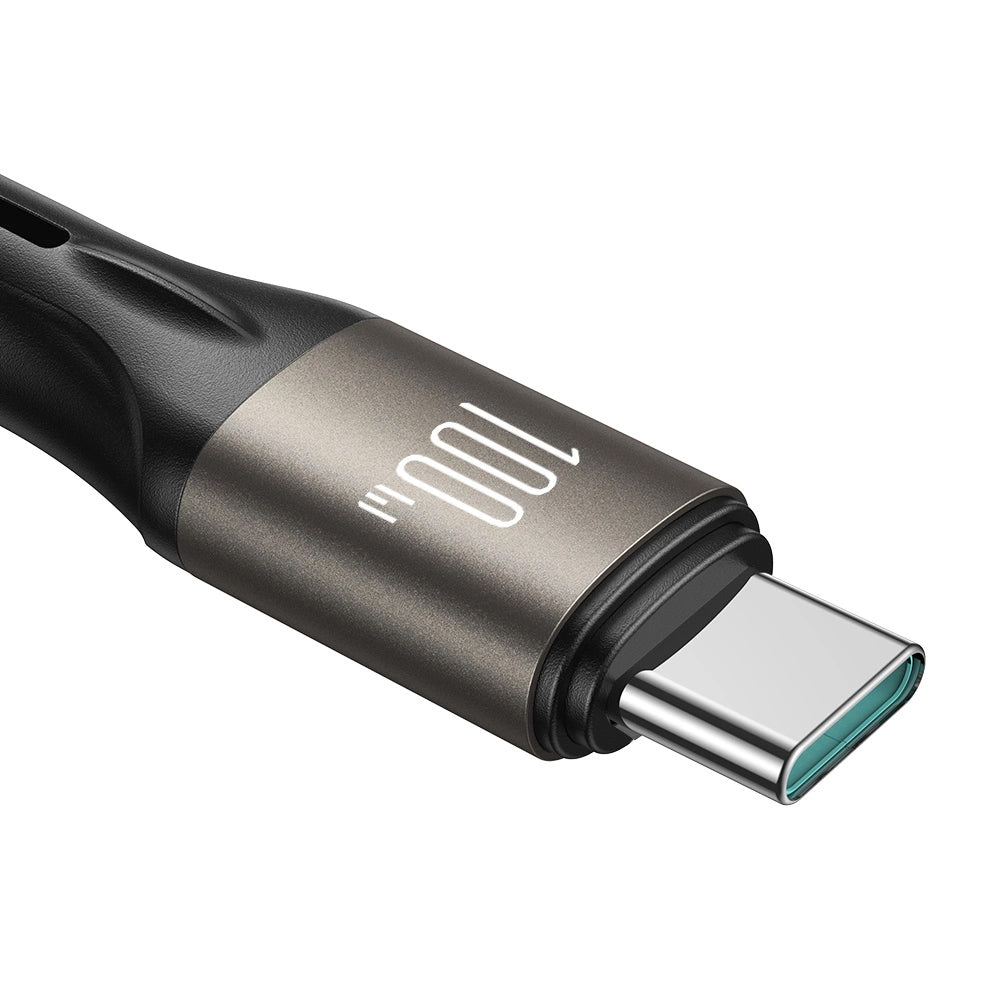 Câble de Données et de Charge USB-C - USB-C Joyroom S-A25 Light-Speed, 100W, 1.2m, Noir