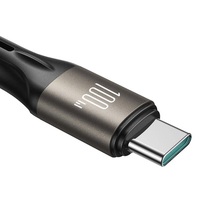 Câble de Données et de Charge USB-C - USB-C Joyroom S-A25 Light-Speed, 100W, 1.2m, Noir