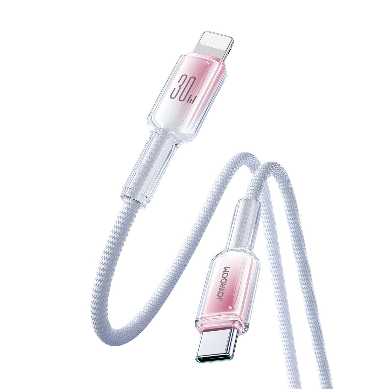 Câble de données et de charge USB-C - Lightning Joyroom S-A42, 30W, 1,2m, Blanc