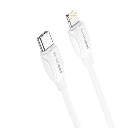 Câble de données et de charge USB-C - Lightning BLUE Power B1BX19, 18W, 1m, blanc