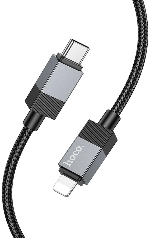 Câble de Données et de Charge USB-C - Lightning HOCO X110, 27W, 1m, Noir