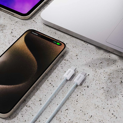Câble de données et de charge USB-C - USB-C Dudao L6C, 30W, 1m, Bleu