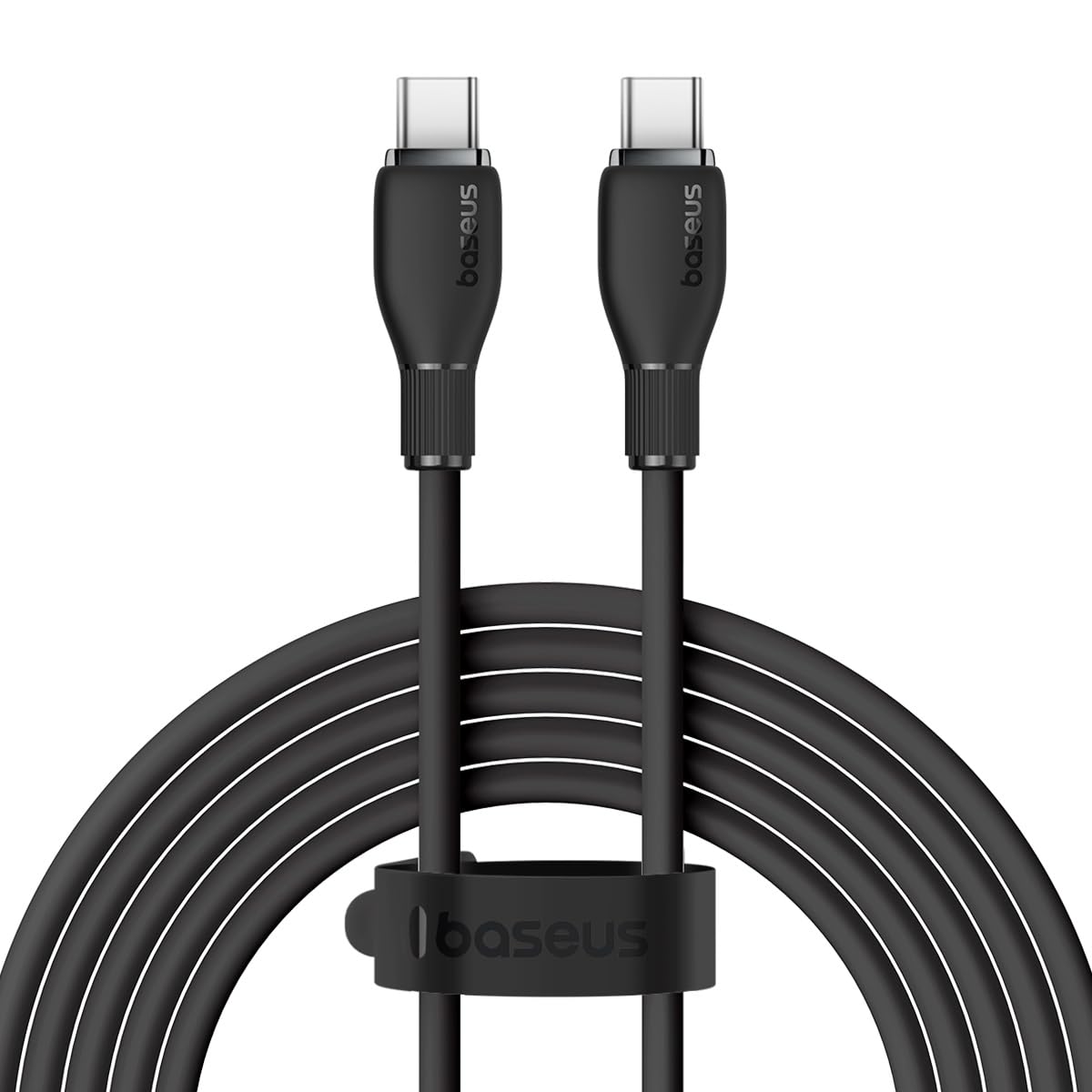 Câble de Données et de Charge USB-C - USB-C Baseus Pudding, 100W, 2m, Noir P10355702111-01