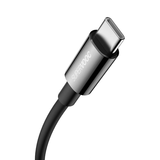 Câble de Données et de Charge USB-A - USB-C Baseus Série Supérieure, 65W, 2m, Noir CAYS001001