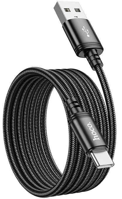 Câble de Données et de Charge USB-A - USB-C HOCO X89, 18W, 2m, Noir
