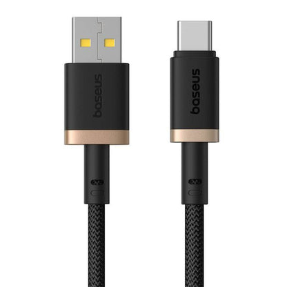 Câble de Données et de Charge USB-A - USB-C Baseus Dura Series, 60W, 1m, Doré P10377802U01-00