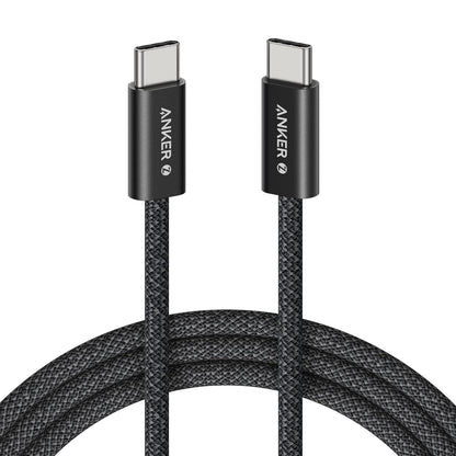 Câble de Données et de Charge USB-C - USB-C Anker Zolo, 240W, 1.8m, Noir A8060H12