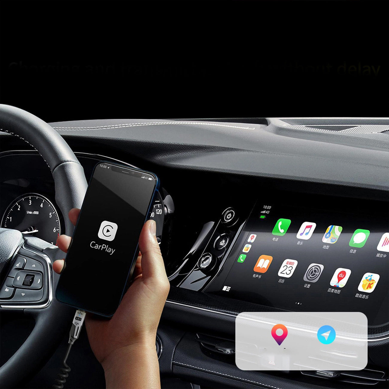 Câble de Données et de Charge USB-A / USB-C - Lightning / USB-C Dudao L20 Pro, 65W, 1.5m, Noir