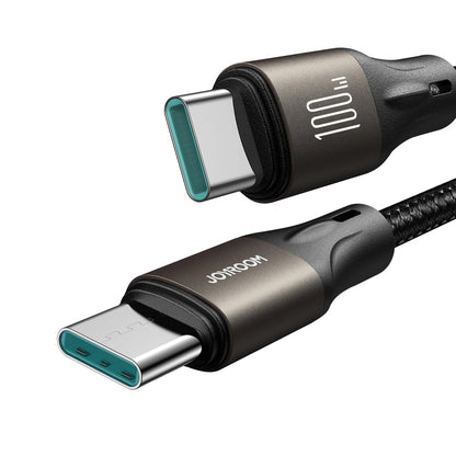 Câble de Données et de Charge USB-C - USB-C Joyroom S-A25 Light-Speed, 100W, 1.2m, Noir