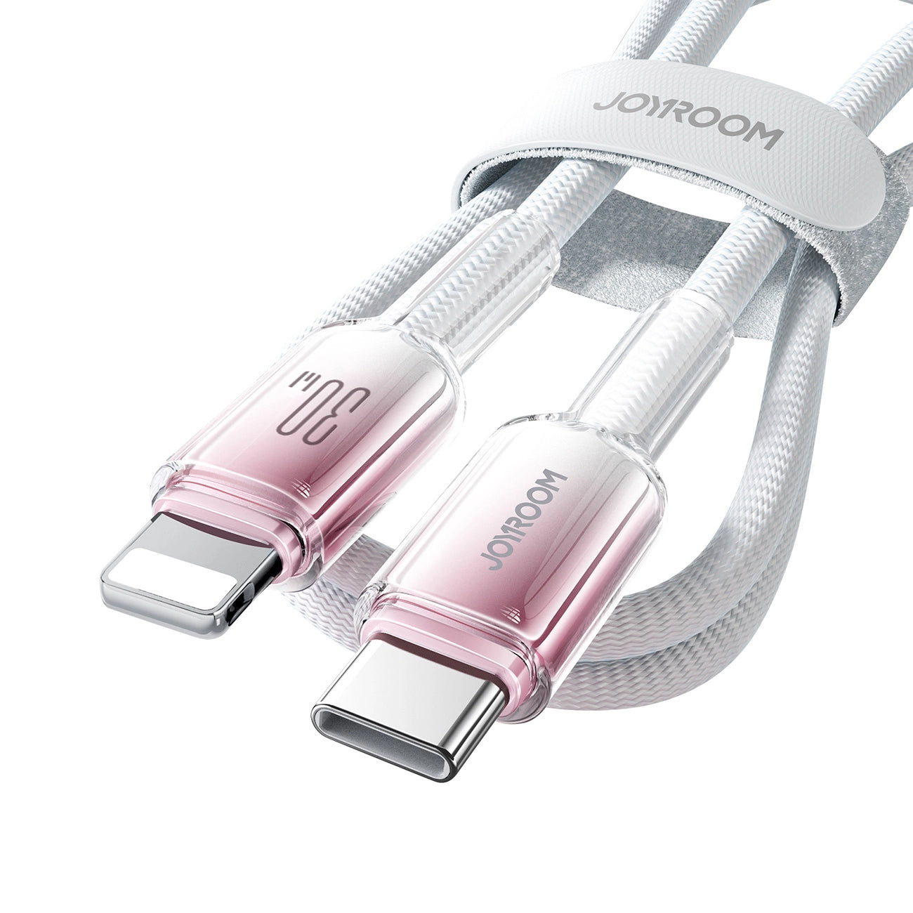 Câble de données et de charge USB-C - Lightning Joyroom S-A42, 30W, 1,2m, Blanc