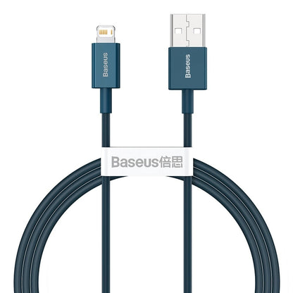 Câble de données et de chargement USB-A - Lightning Baseus Superior Series, 20W, 1m, bleu CALYS-A03 