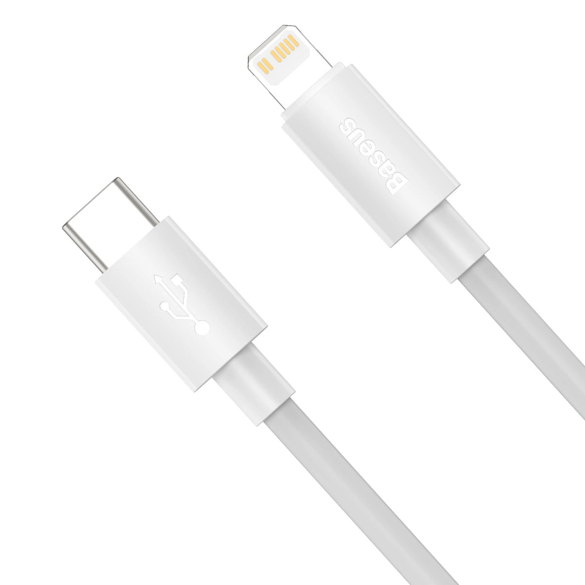 Baseus Simple Wisdom USB-C - Lightning Data and Charging Cable Simple Wisdom, 20W, 1.5m, Set 2 pieces, White 