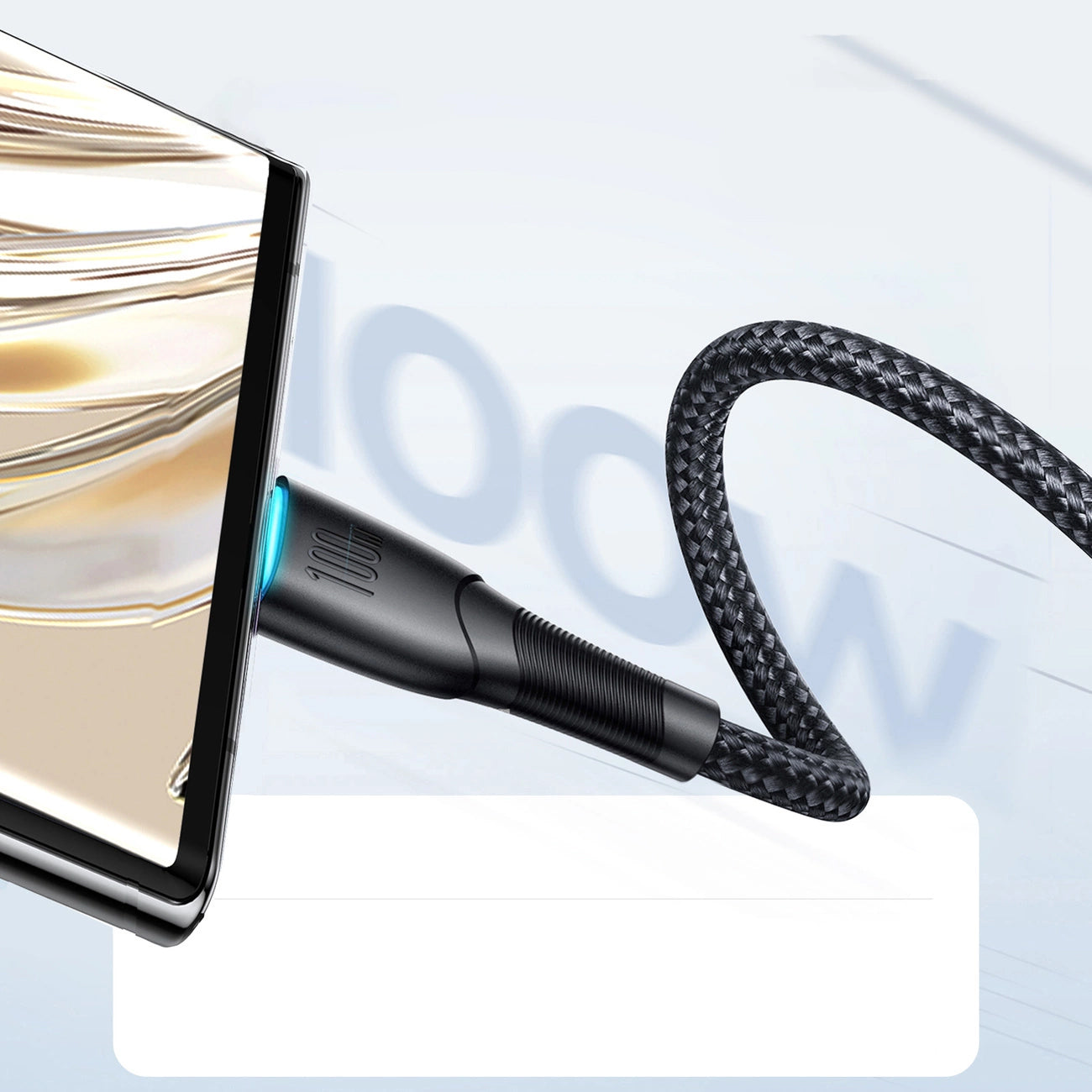 Câble de Données et de Charge USB-A - USB-C Joyroom S-A32, 100W, 1m, Noir