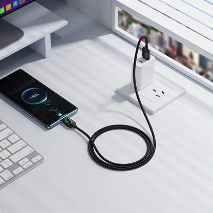 Câble de Données et de Charge USB-A - USB-C HOCO U146, 36W, 1.2m, Noir