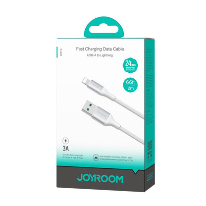 Câble de Données et de Charge USB-A - Lightning Joyroom S-A28 Flash, 18W, 2m, Blanc