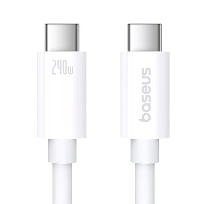 Câble de données et de charge USB-C - USB-C Baseus Superior Series 2, 240W, 1m, blanc P10365200211-02