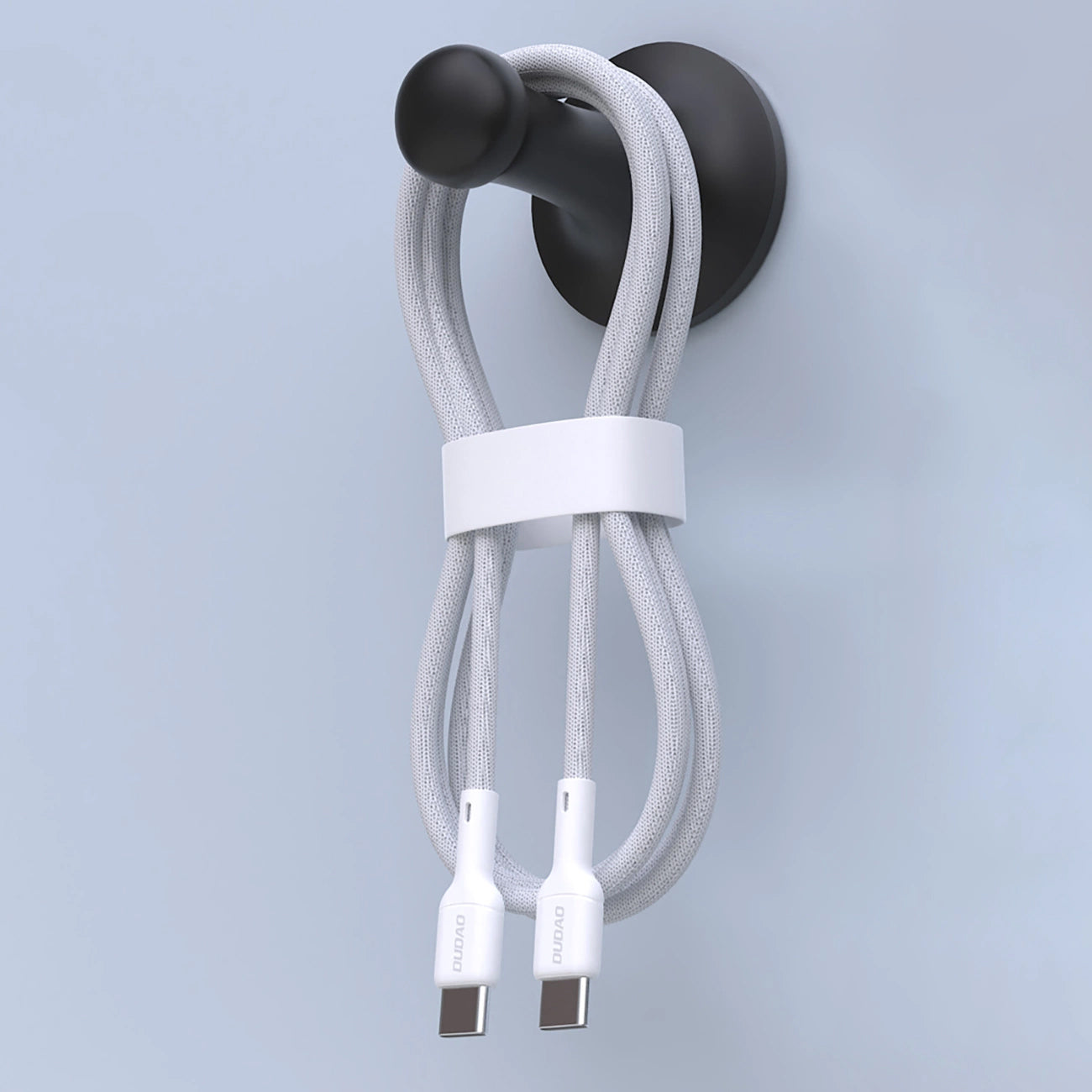 Câble de Données et de Charge USB-C - USB-C Dudao L9C, 65W, 1m, Blanc