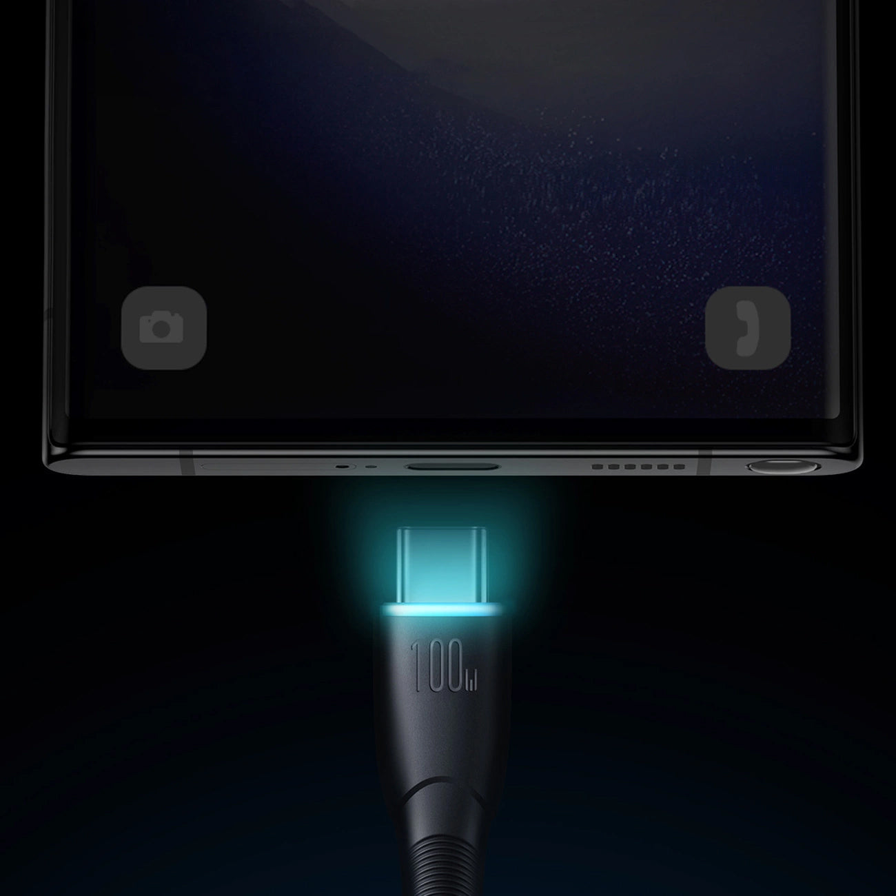 Câble de Données et de Charge USB-A - USB-C Joyroom S-A32, 100W, 1m, Noir