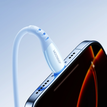 Câble de Données et de Charge USB-C - Lightning Joyroom S-A59 Vibrant, 30W, 1.2m, Bleu