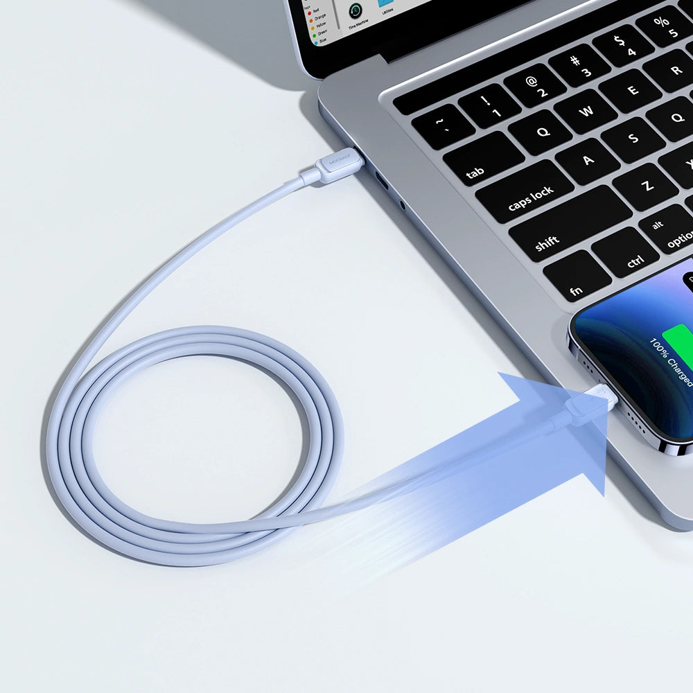 Câble de données et de charge USB-C - Lightning Joyroom S-A14, 20W, 1,2m, Bleu