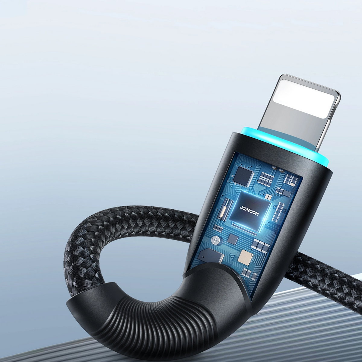 Câble de données et de charge USB-A - Lightning Joyroom SA32-AL3, 18 W, 1 m, noir
