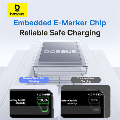 Câble de Données et de Charge USB-A - Lightning Baseus Display 2, 12W, 1m, Mauve P10382700511-00