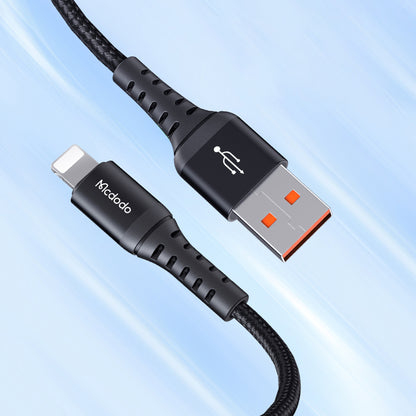 Câble de Données et de Charge USB-A - Lightning McDodo CA-2261, 18W, 1m, Noir
