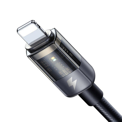 USB-A to Lightning McDodo CA-3140 Auto Power Off Data and Charging Cable, 18W, 1.2m, Black