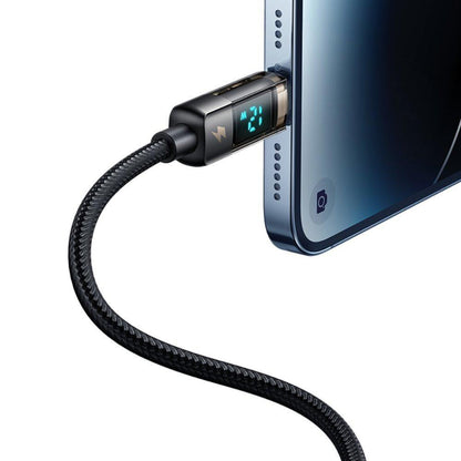 Câble de Données et de Charge USB-A - Lightning McDodo CA-3620 Affichage Auto Power Off, 18W, 1.2m, Noir