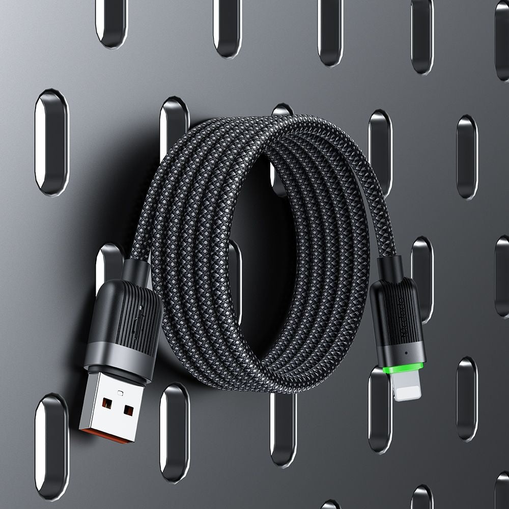 Câble de Données et de Charge USB-A - Lightning McDodo CA-6000 Self Winding, 18W, 1.2m, Noir