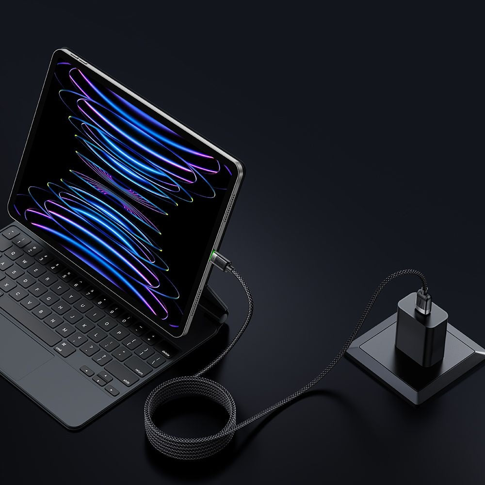 Câble de Données et de Charge USB-A - Lightning McDodo CA-6000 Self Winding, 18W, 1.2m, Noir