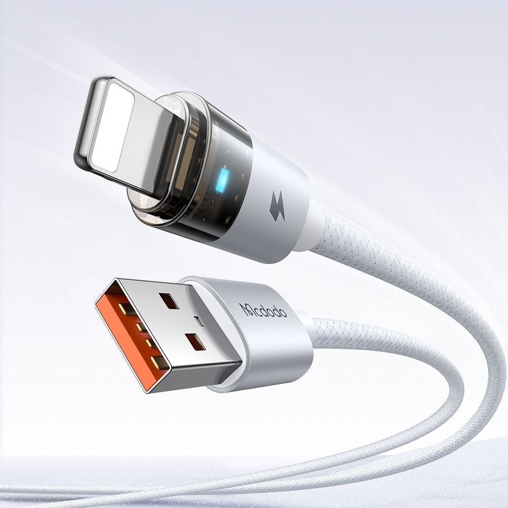 Câble de Données et de Charge USB-A - Lightning McDodo CA-6912, 18W, 1.2m, Blanc