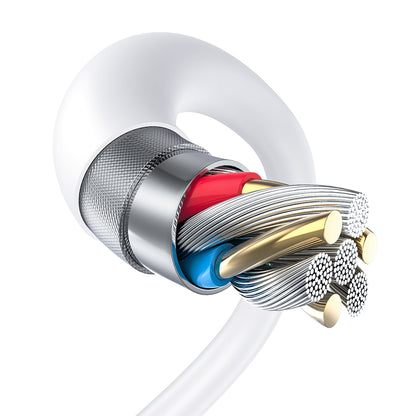 Câble de Données et de Charge USB-A - microUSB Lito LD06V, 18W, 1m, Blanc