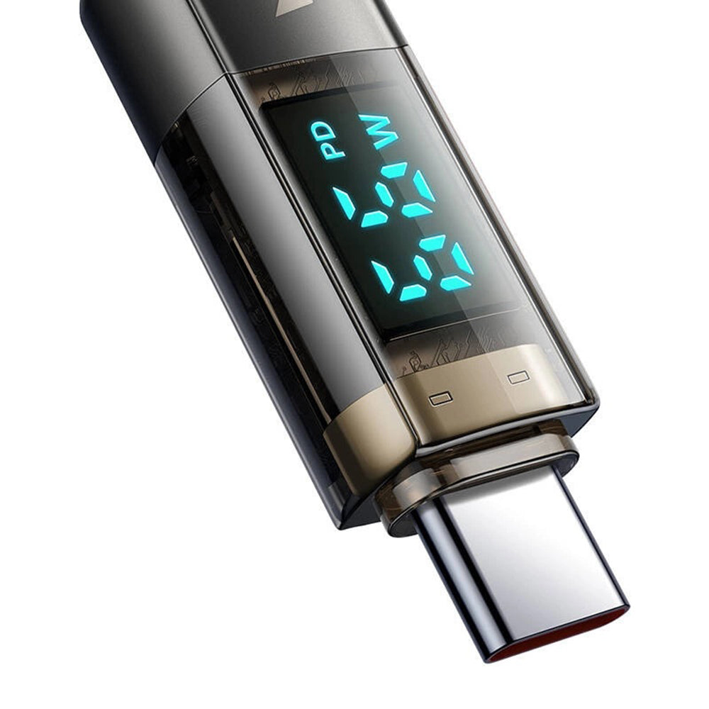 Câble de Données et de Charge USB-A - USB-C McDodo CA-3630 Affichage Auto Power Off, 66W, 1.2m, Noir