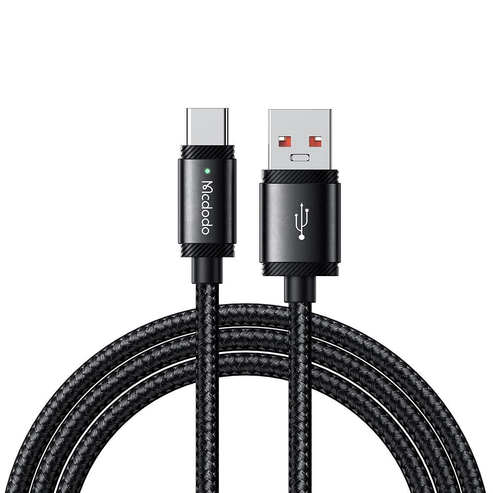 Câble de Données et de Charge USB-A - USB-C McDodo CA-4730, 120W, 1.5m, Noir