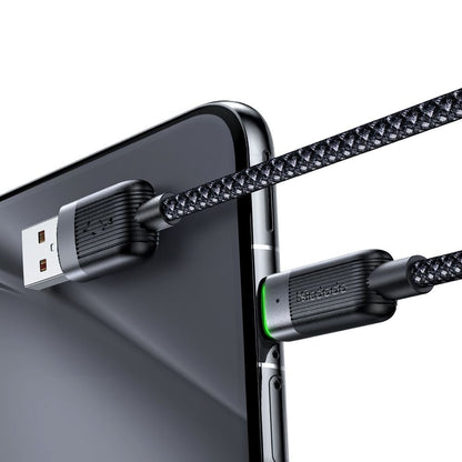 Câble de Données et de Charge USB-A - USB-C McDodo CA-5650 Self Winding, 66W, 1.2m, Noir