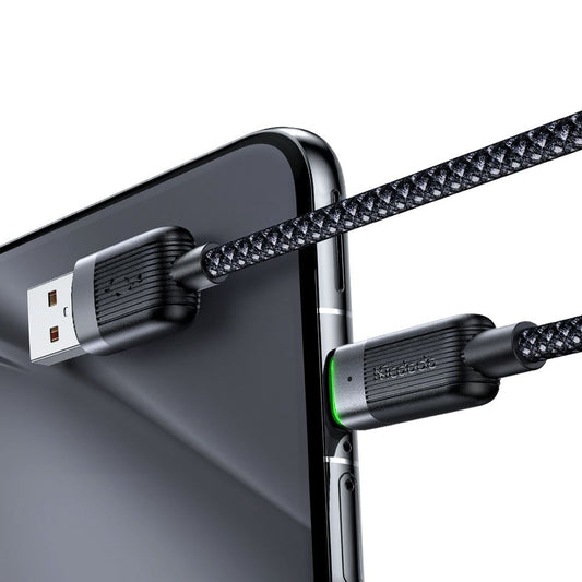 Câble de Données et de Charge USB-A - USB-C McDodo CA-5650 Self Winding, 66W, 1.2m, Noir