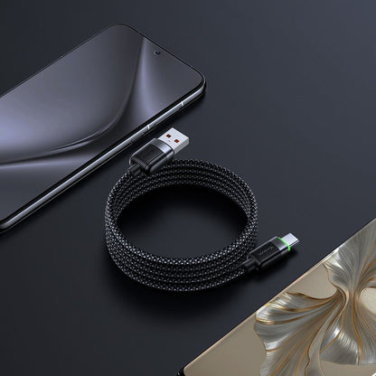 Câble de Données et de Charge USB-A - USB-C McDodo CA-5650 Self Winding, 66W, 1.2m, Noir