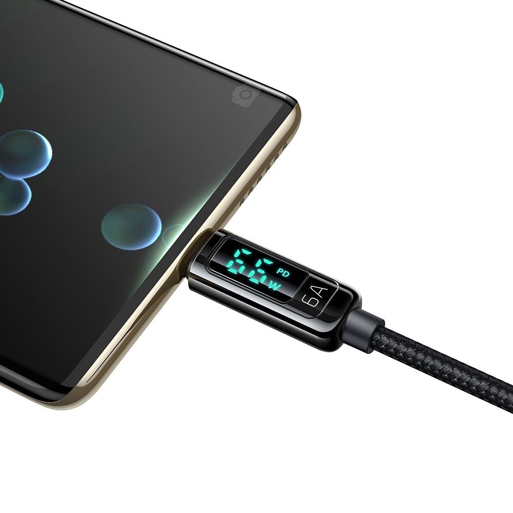 Câble de Données et de Charge USB-A - USB-C McDodo CA-8690 Display, 66W, 1.2m, Noir