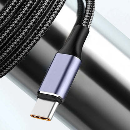 Câble de Données et de Charge USB-A - USB-C Techsuit PCB018, 100W, 1m, Noir