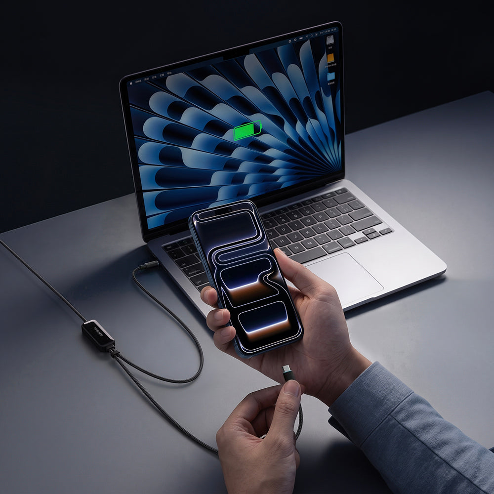 Câble de données et de charge USB-C - 2 x USB-C Cuktech C2C615, 140W, 1,5m, Noir CKC2C615GLBK