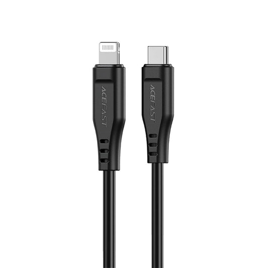 Câble de Données et de Charge USB-C - Lightning Acefast C3-01, 30W, 1.2m, Noir