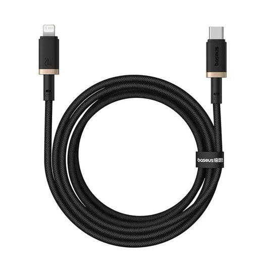 Câble de Données et de Charge USB-C - Lightning Baseus Dura Series, 20W, 2m, Or Noir P10377800U01-02