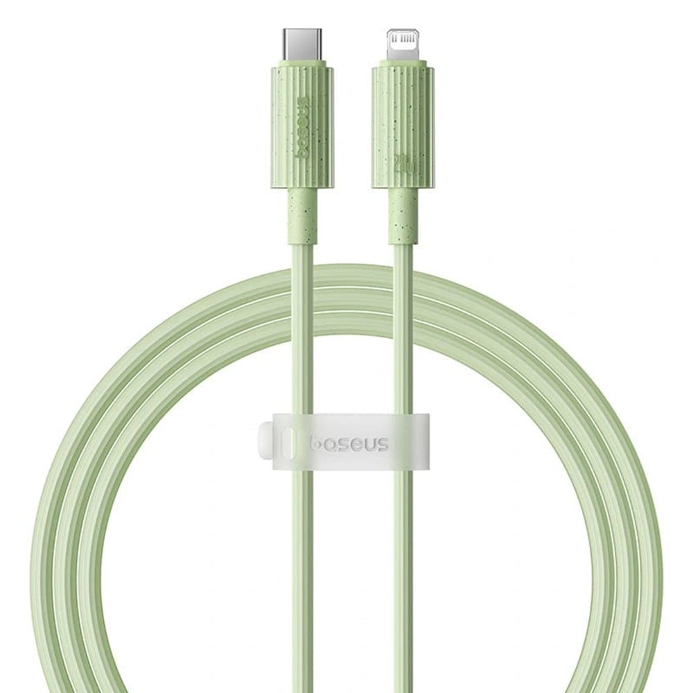 Câble de Données et de Charge USB-C - Lightning Baseus Habitat, 20W, 1m, Vert P10360201631-00