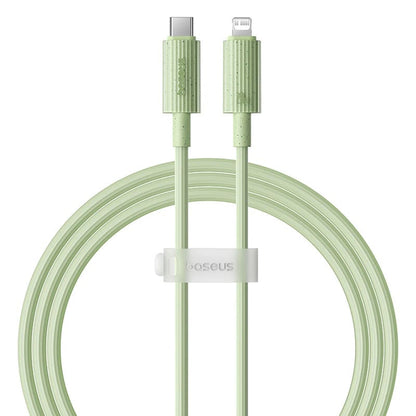 Câble de Données et de Charge USB-C - Lightning Baseus Habitat, 20W, 1m, Vert P10360201631-00