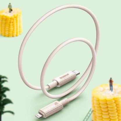 Câble de Données et de Charge USB-C - Lightning Baseus Habitat, 20W, 1m, Vert P10360201631-00
