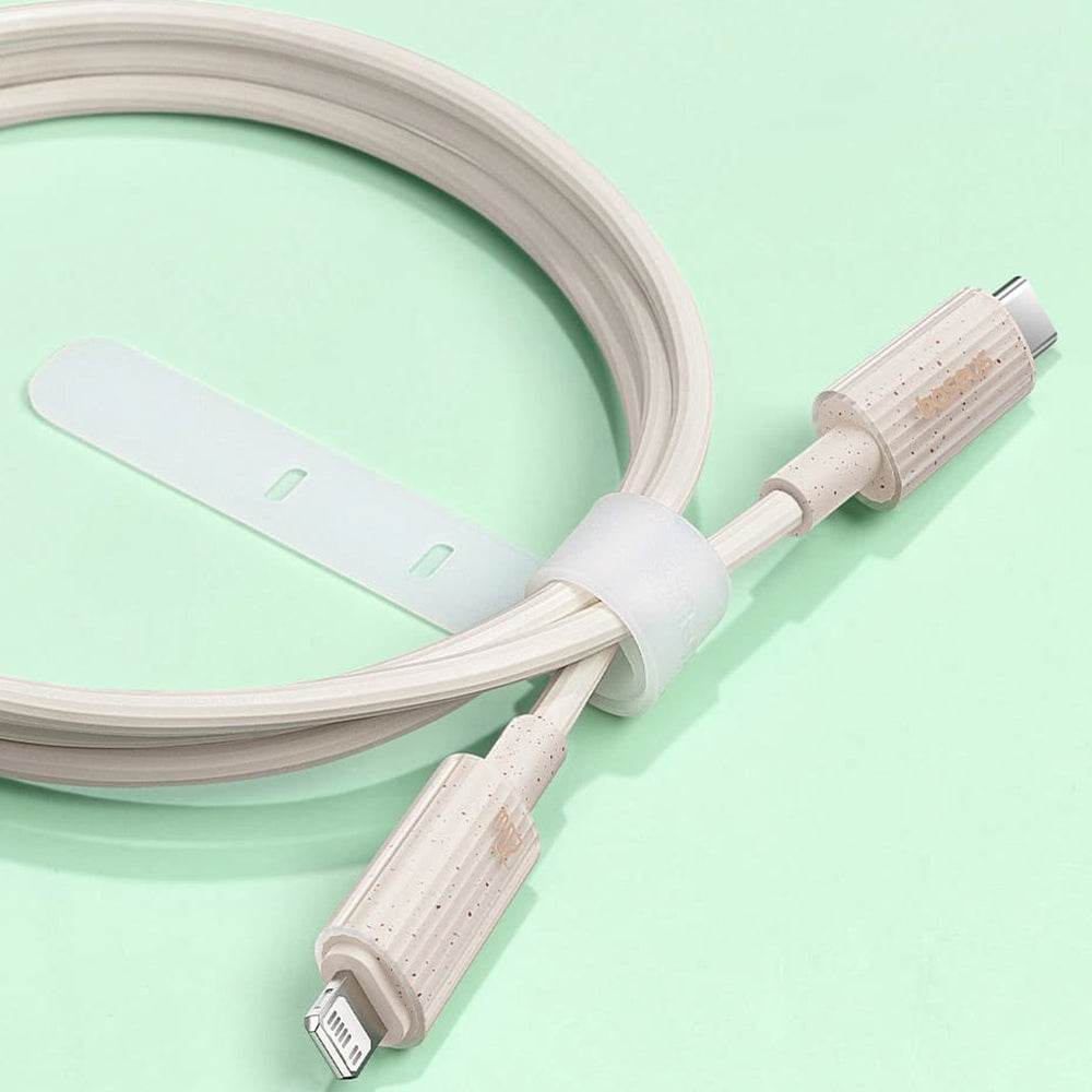 Câble de Données et de Charge USB-C - Lightning Baseus Habitat, 20W, 2m, Vert P10360201631-01
