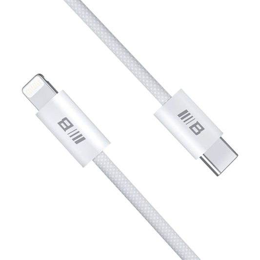 Câble de Données et de Charge USB-C - Lightning Blueo, 20W, 2m, Blanc