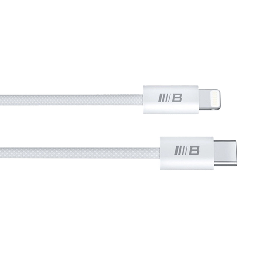 Câble de Données et de Charge USB-C - Lightning Blueo, 20W, 2m, Blanc